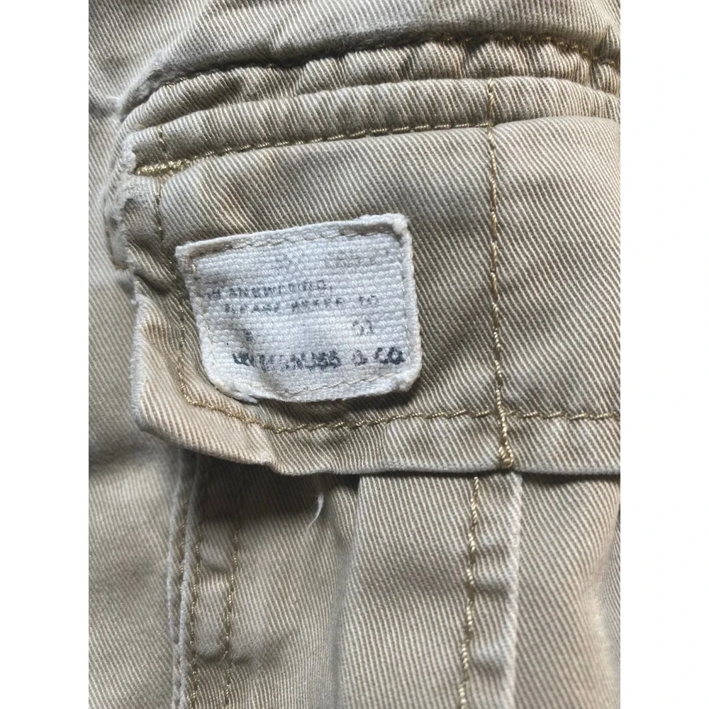 Levis Mens Cargo Shorts Tan Khaki Cotton Twill Multi Pocket W30 039307943444